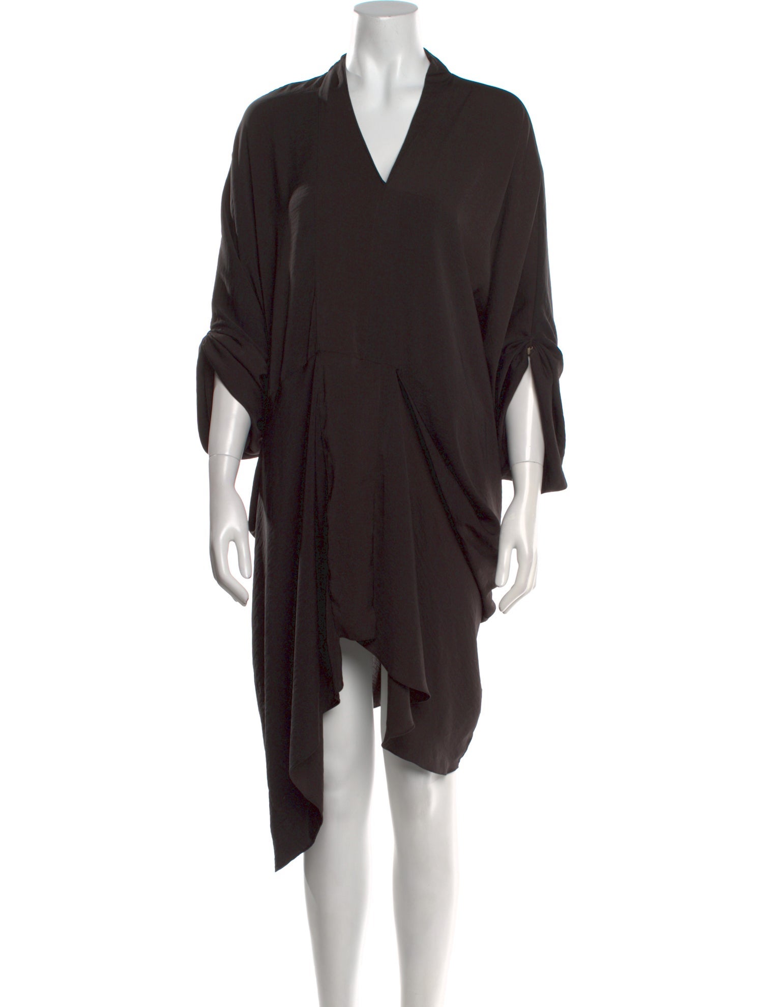 Acne Studios V-Neck Midi Length Dress