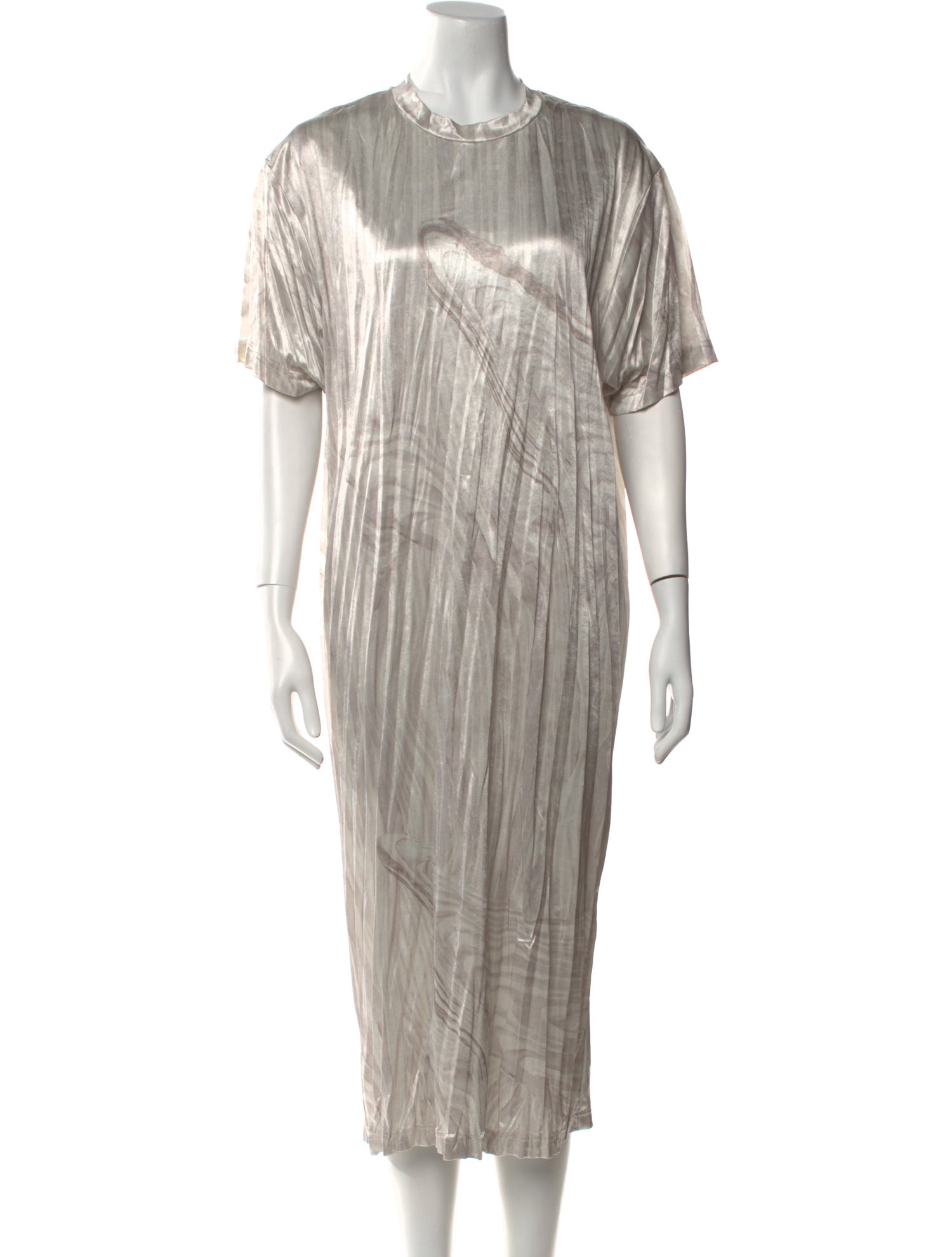 Acne Studios Crew Neck Midi Length Dress