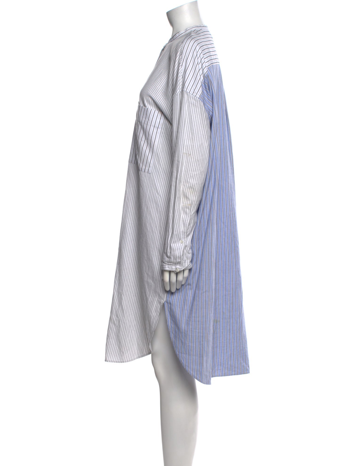 Acne Studios Striped Midi Length Dress