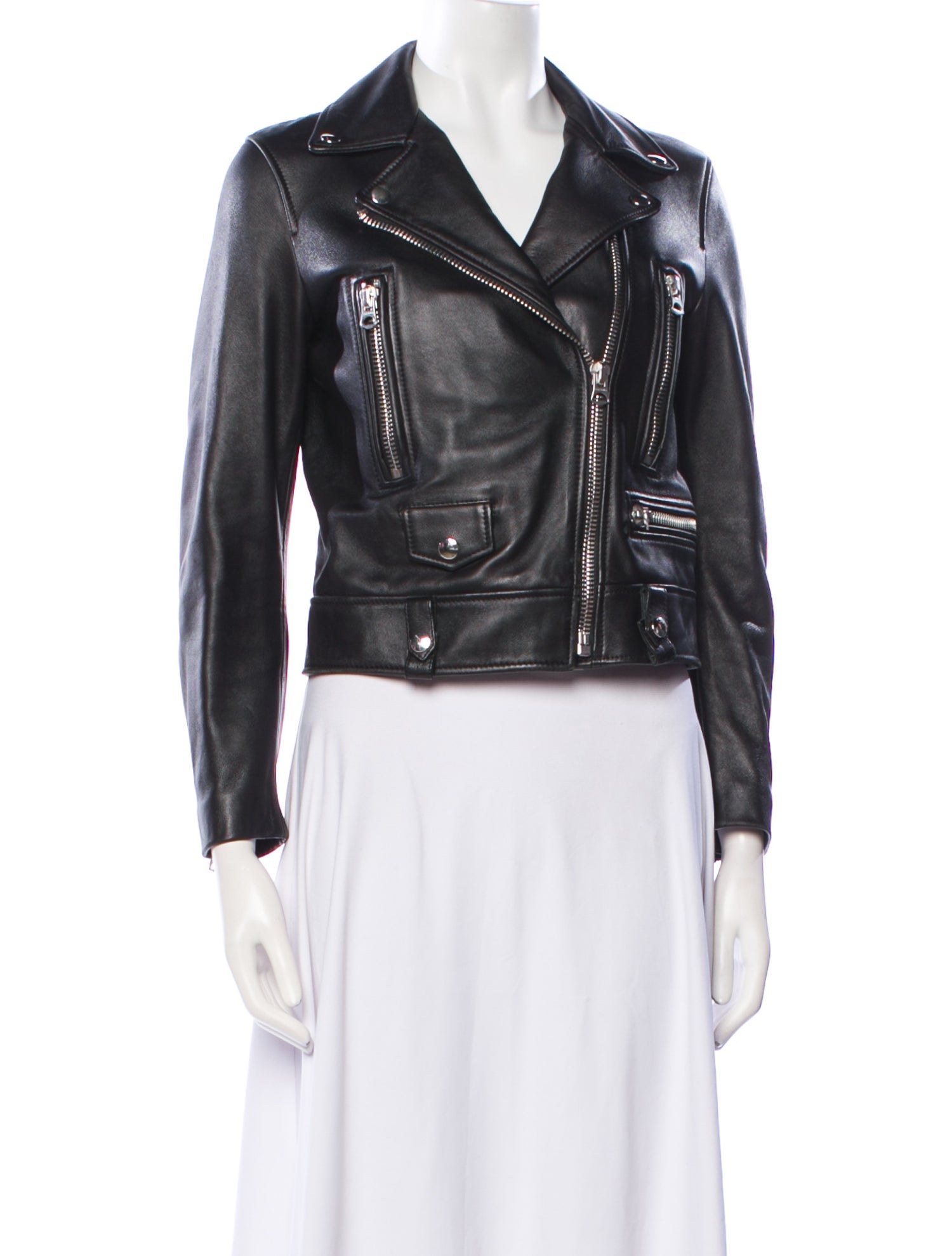 Acne Studios Leather Biker Jacket