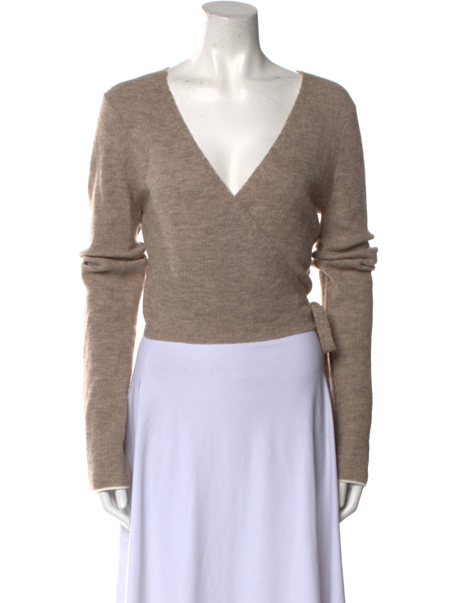 Acne Studios V-Neck Long Sleeve Bodysuit