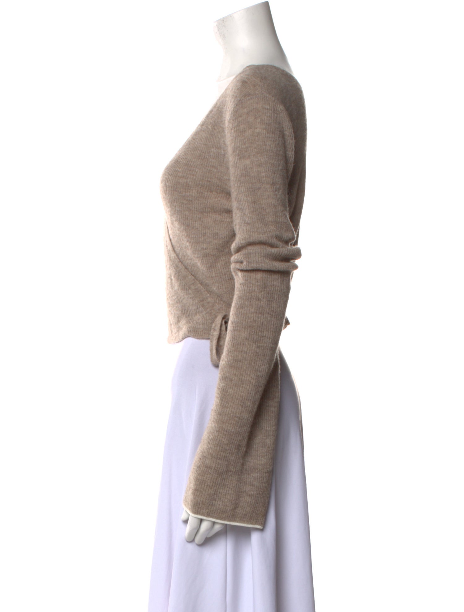 Acne Studios V-Neck Long Sleeve Bodysuit