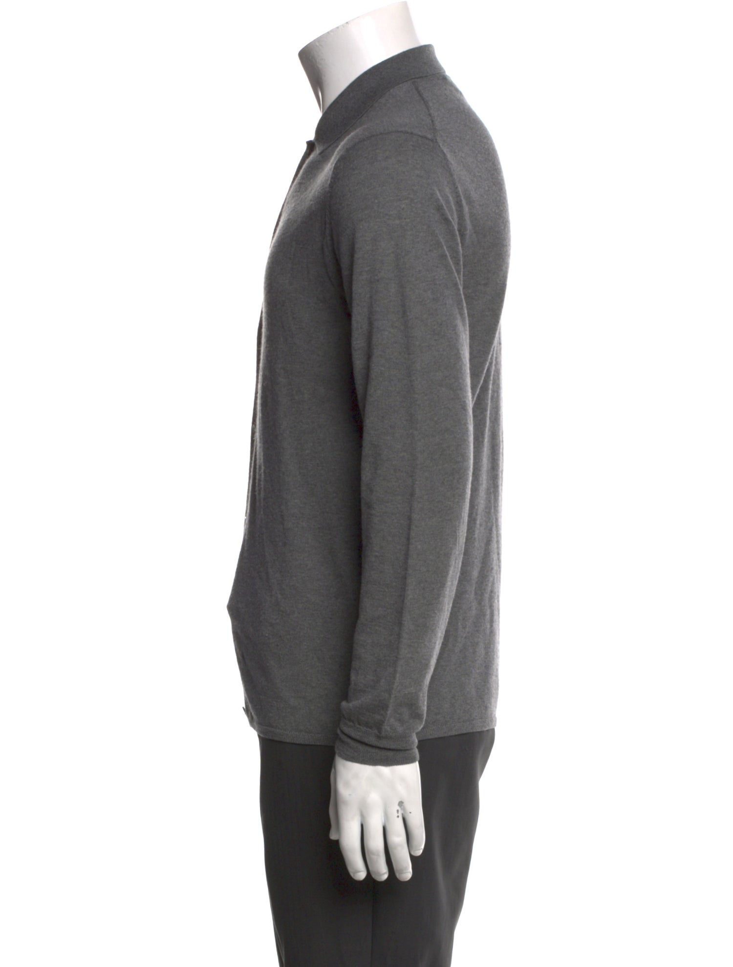 Acne Studios Wool Collar Cardigan