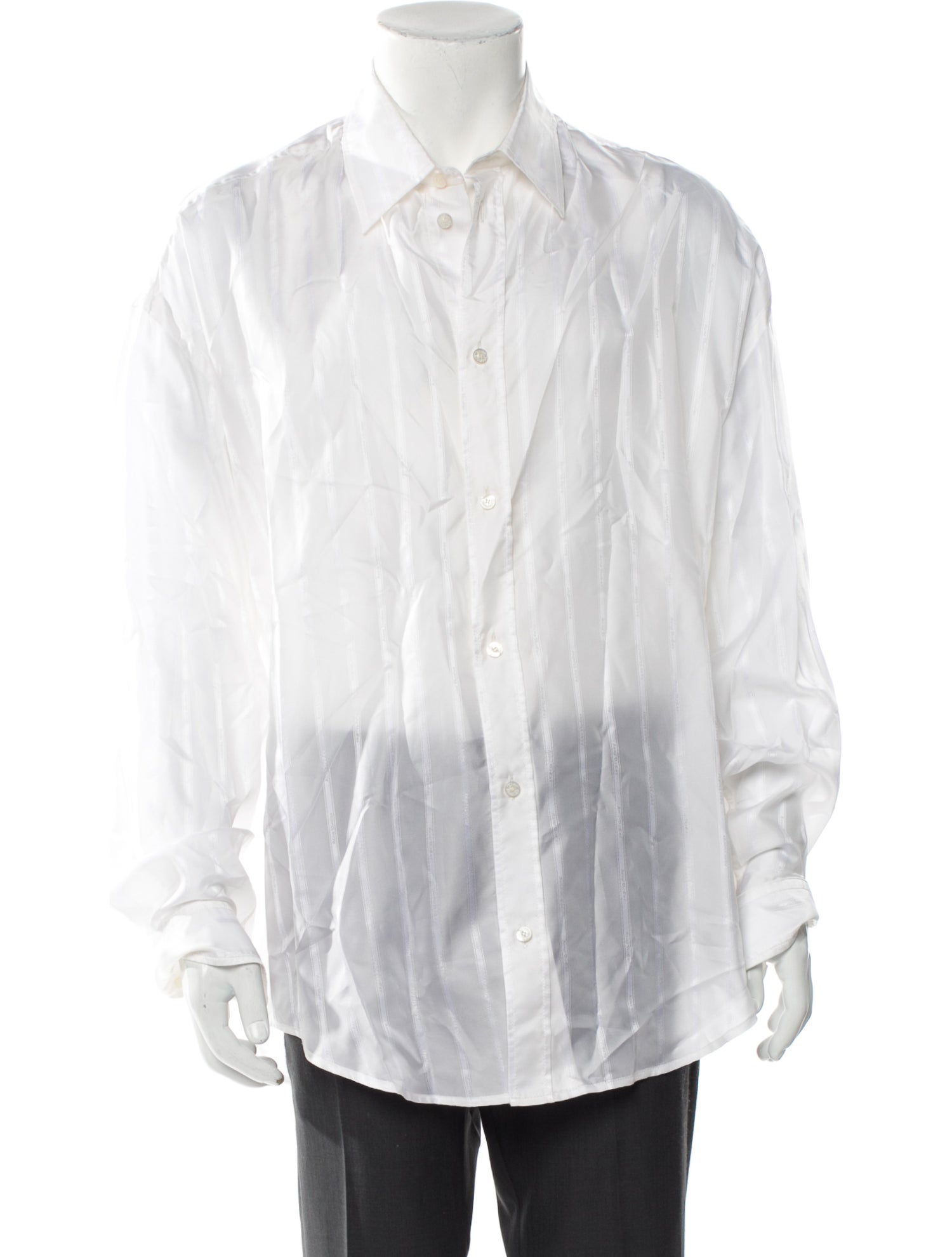 Acne Studios Striped Long Sleeve Dress Shirt w/ Tags