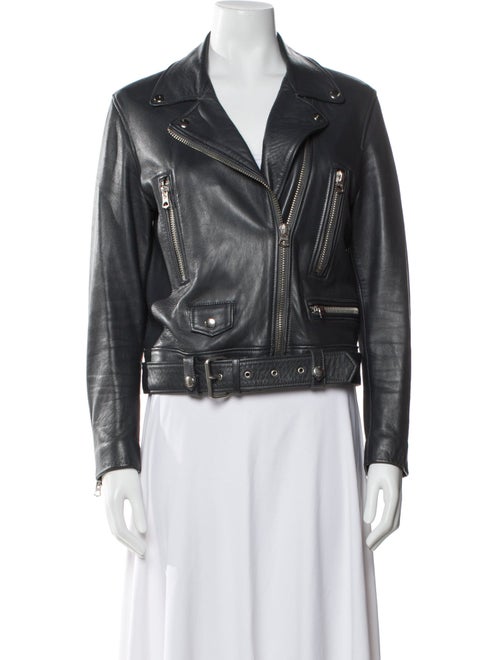 Acne Studios Linen Biker Jacket