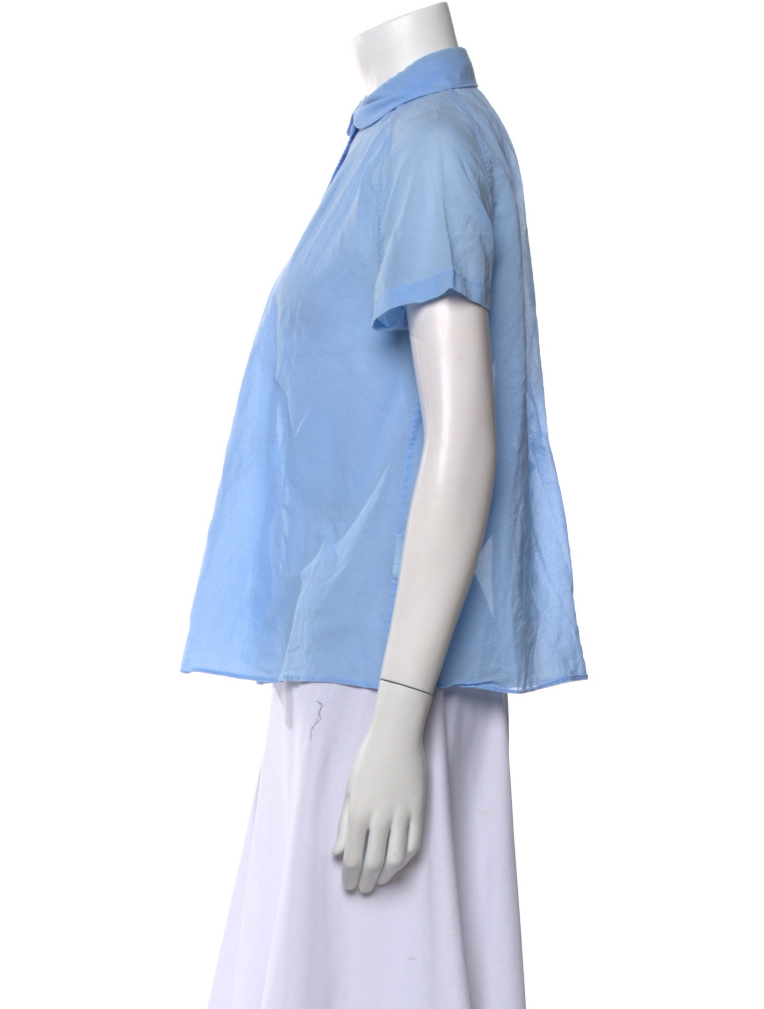 Acne Studios Short Sleeve Button-Up Top