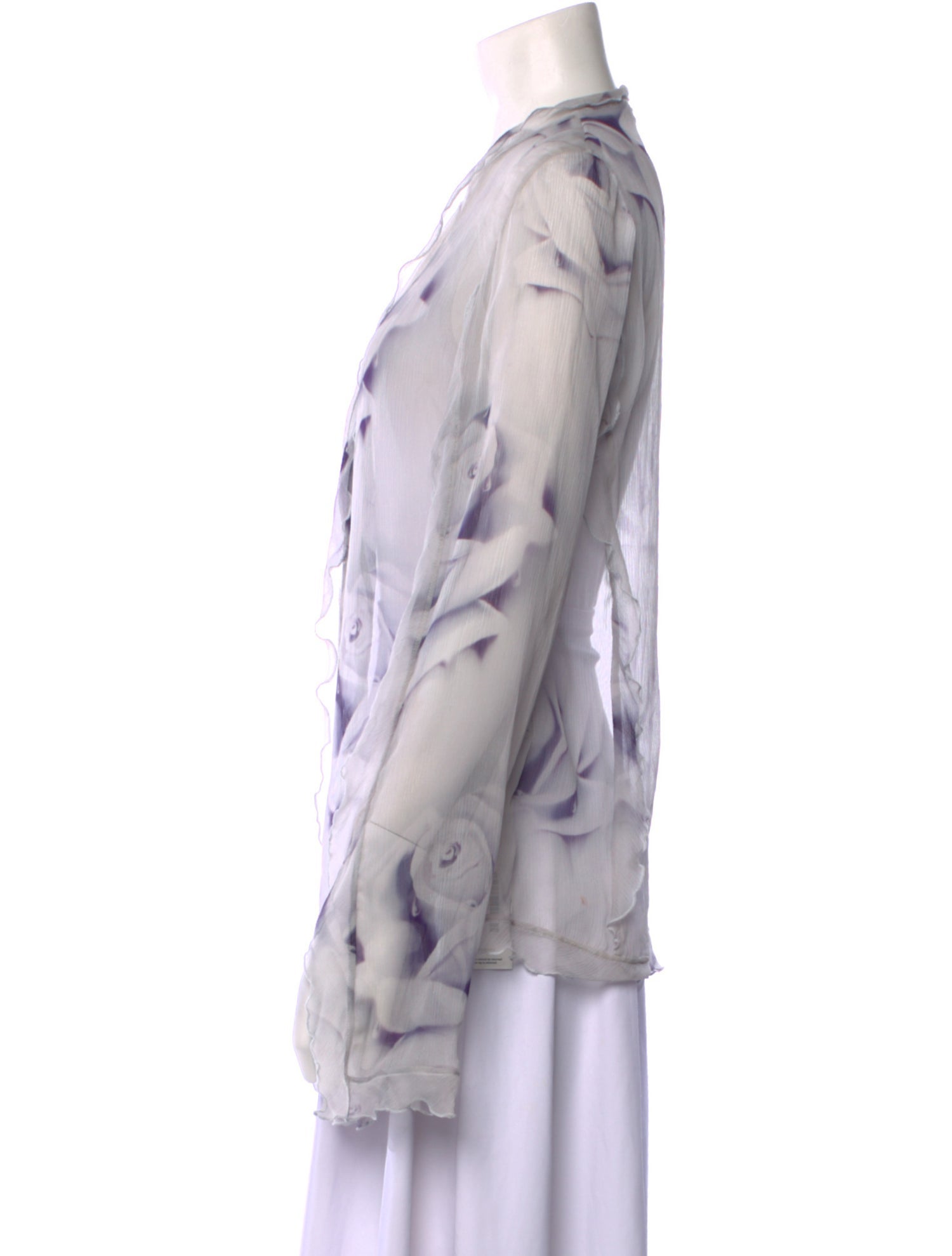 Acne Studios Silk Printed Blouse