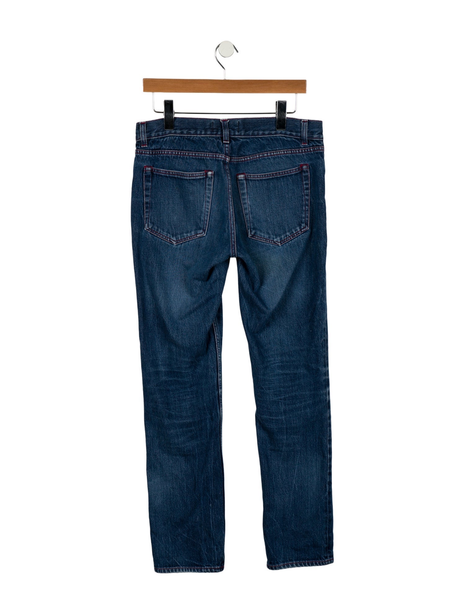 Acne Studios Mid-Rise Straight Leg Jeans