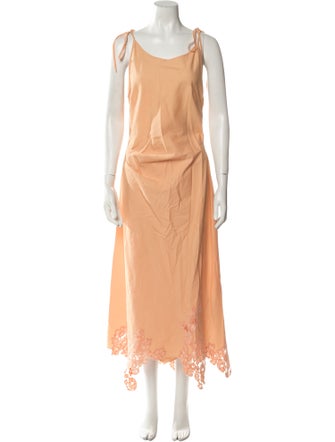 Acne Studios Scoop Neck Long Dress