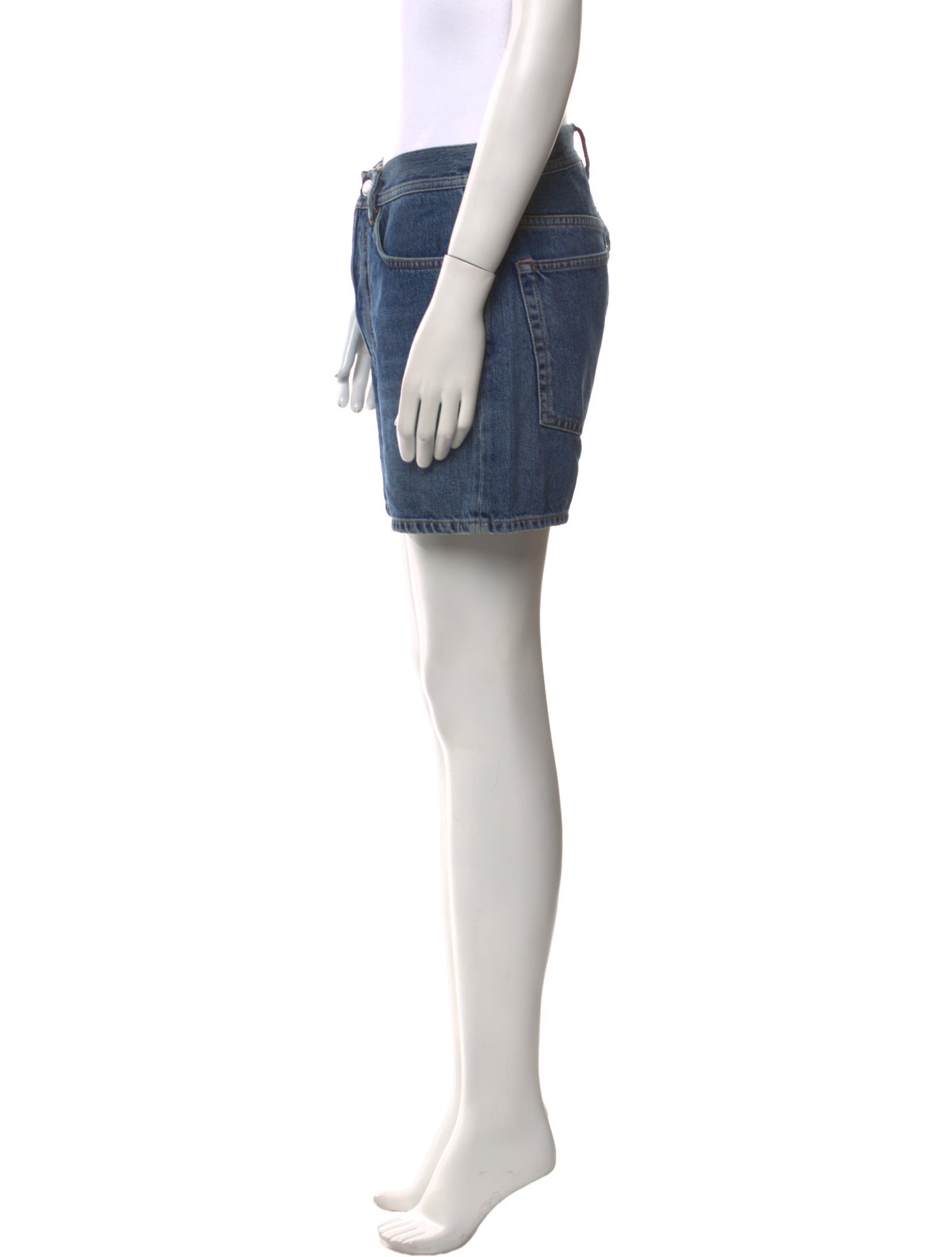 Acne Studios Blå Konst Mini Shorts