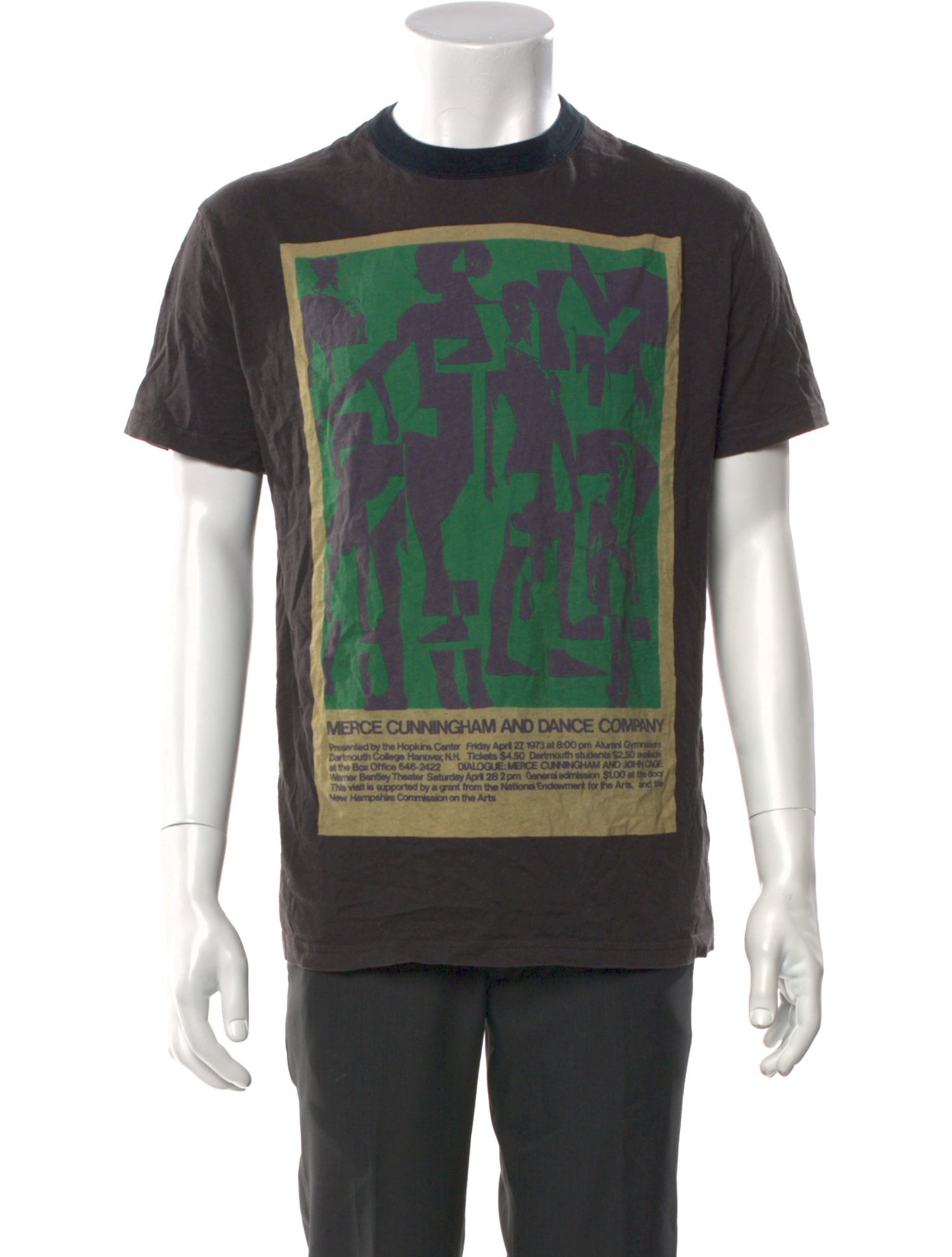 Acne Studios Graphic Print Crew Neck T-Shirt