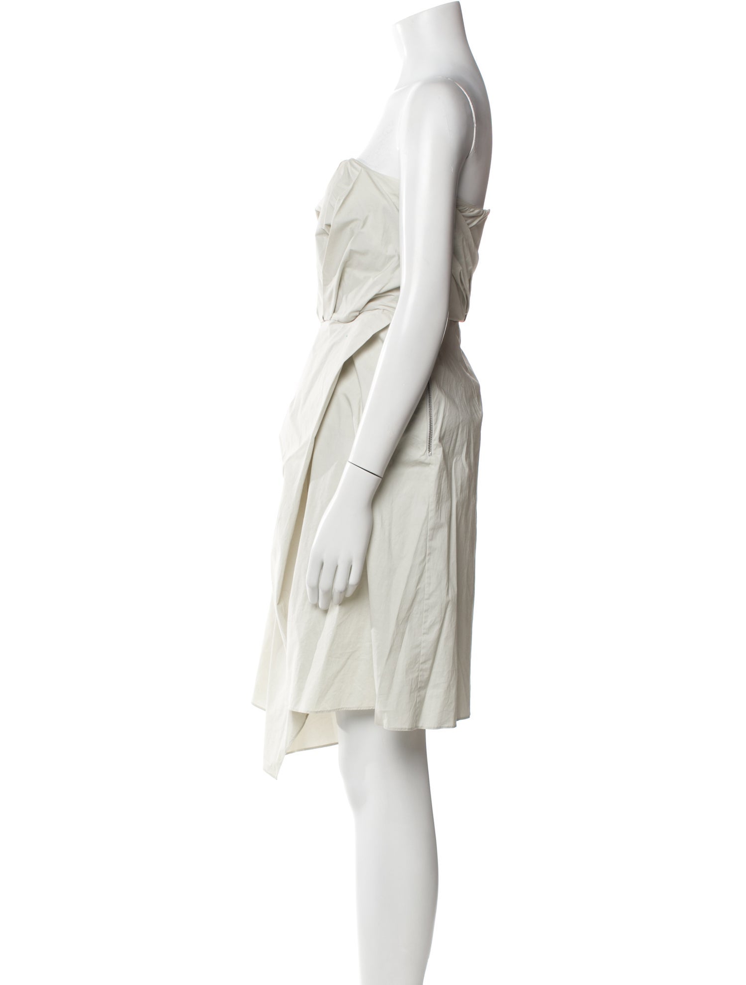 Acne Studios Strapless Mini Dress