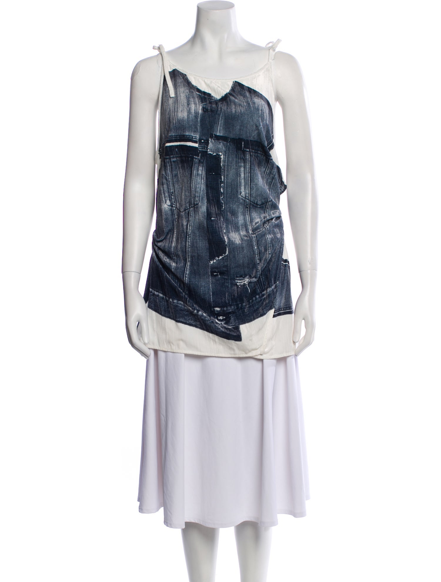 Acne Studios Scoop Neck Sleeveless Tunic