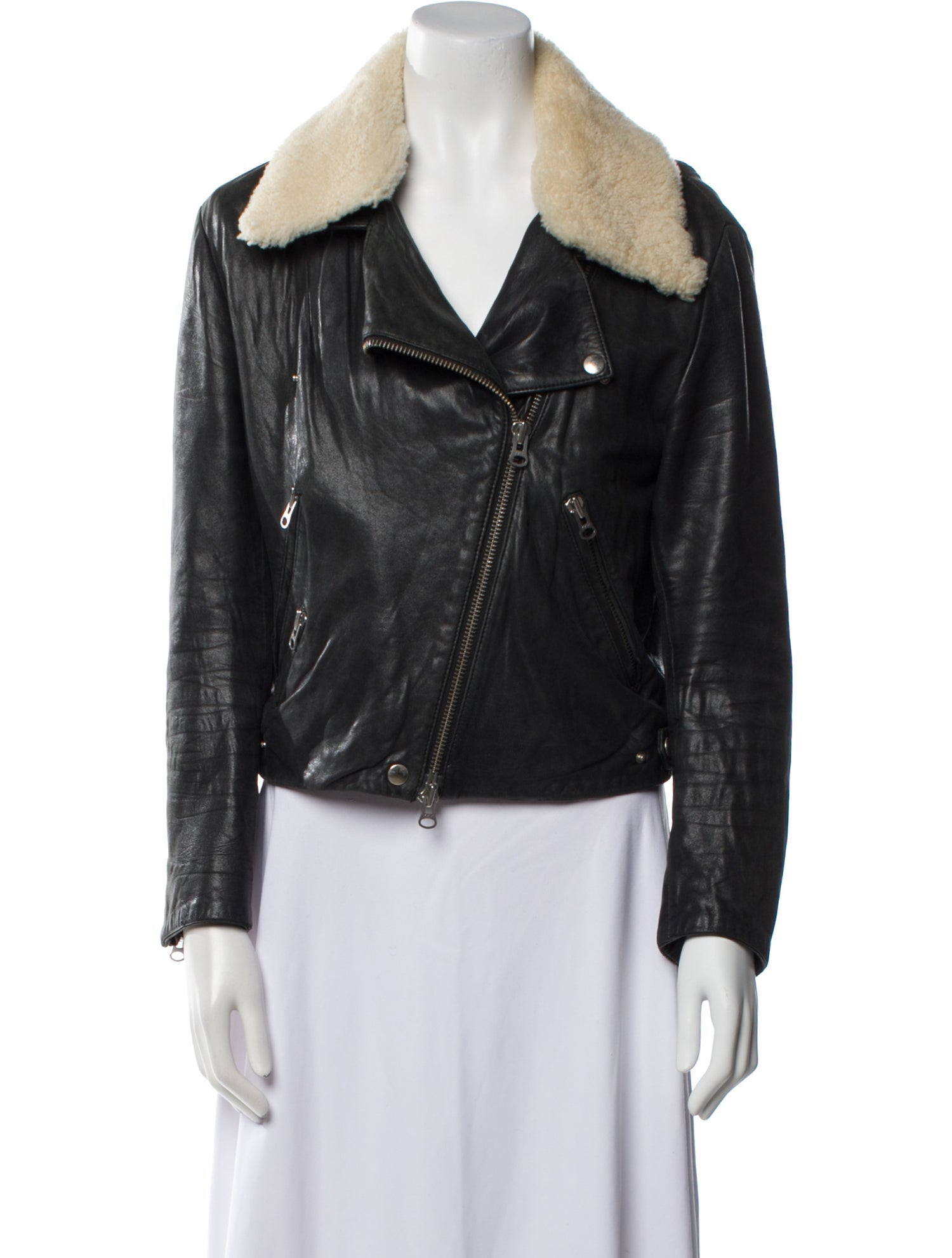 Acne Studios Leather Biker Jacket