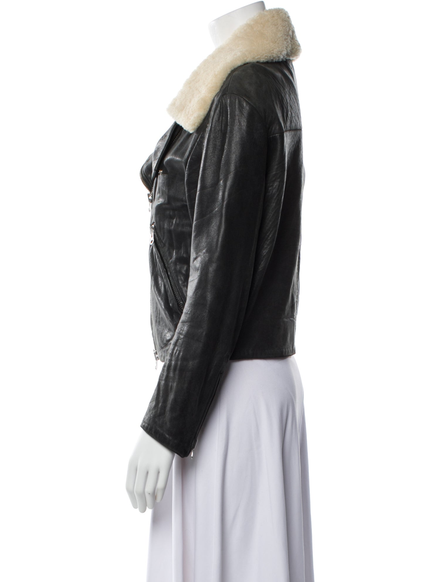 Acne Studios Leather Biker Jacket