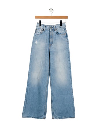 Acne Studios High-Rise Wide Leg Jeans