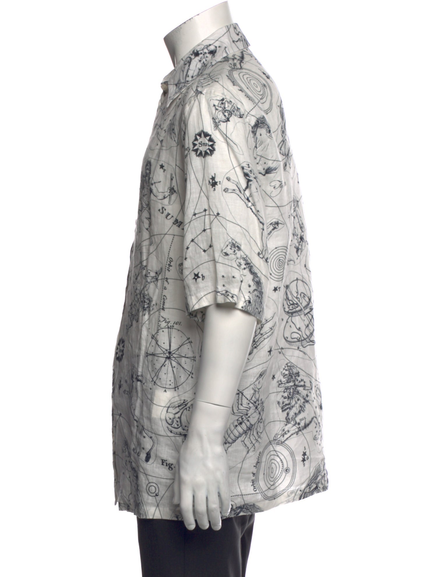 Acne Studios Linen Printed Shirt