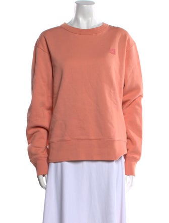Acne Studios Crew Neck Long Sleeve Sweatshirt
