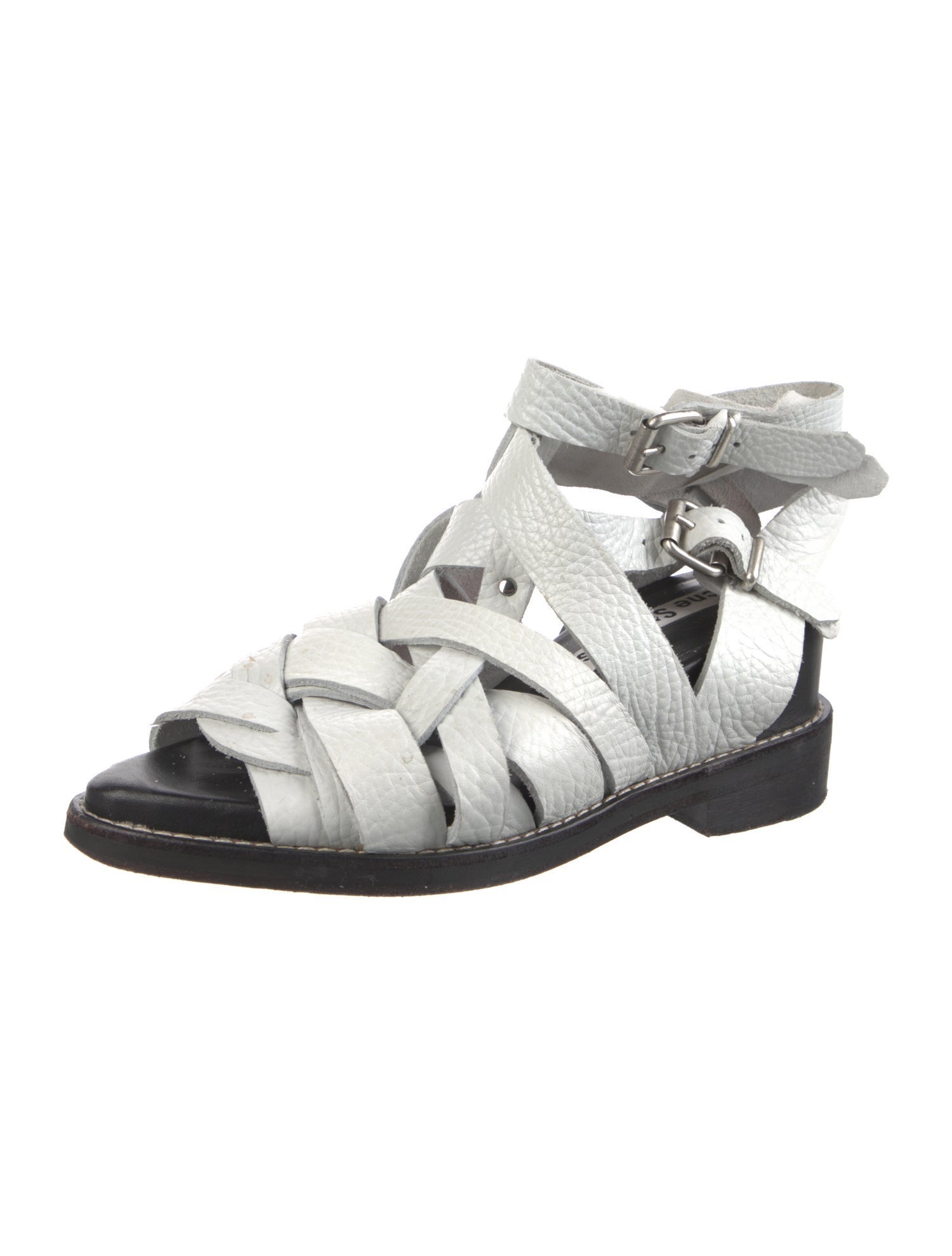Acne Studios Leather Gladiator Sandals