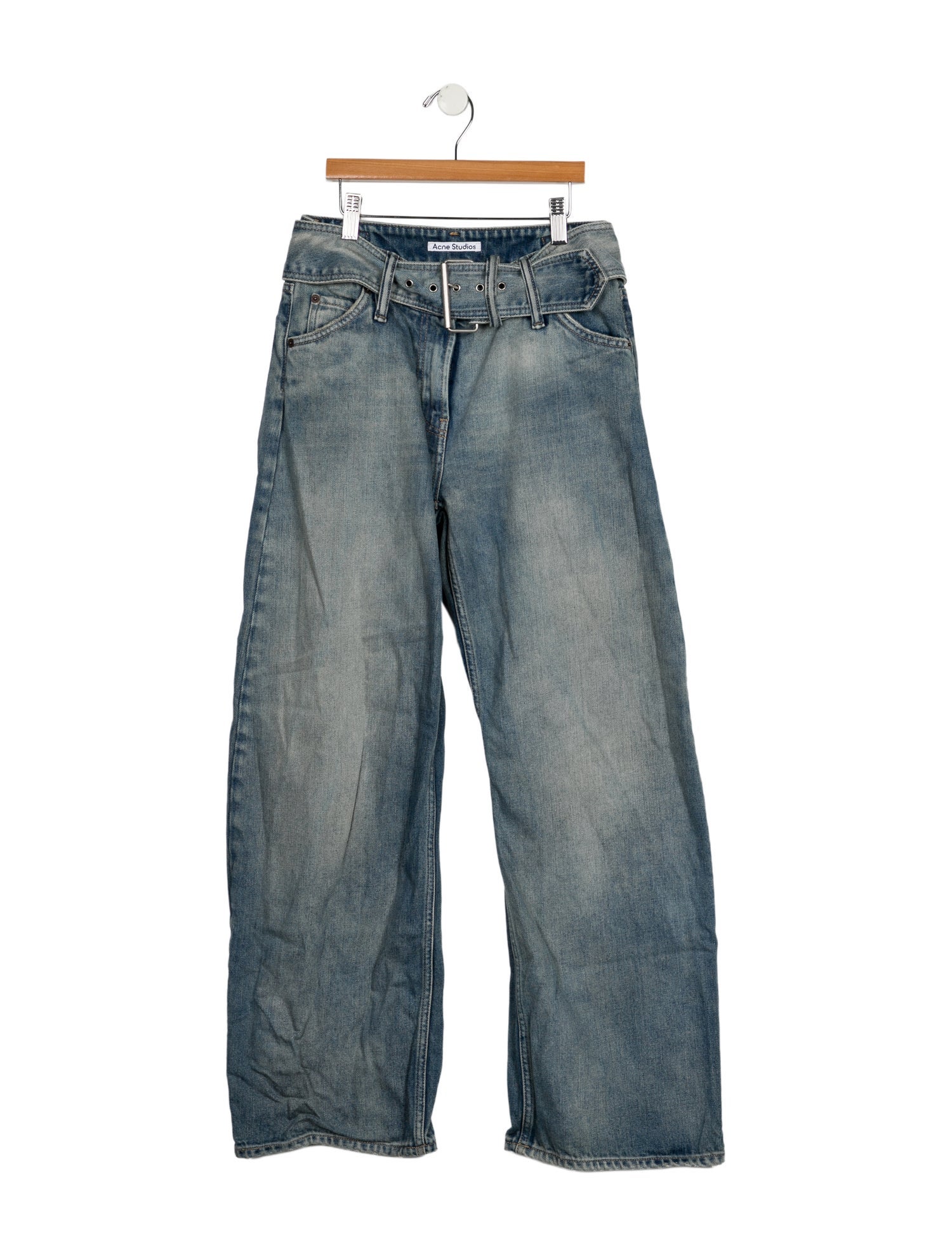 Acne Studios Mid-Rise Wide Leg Jeans