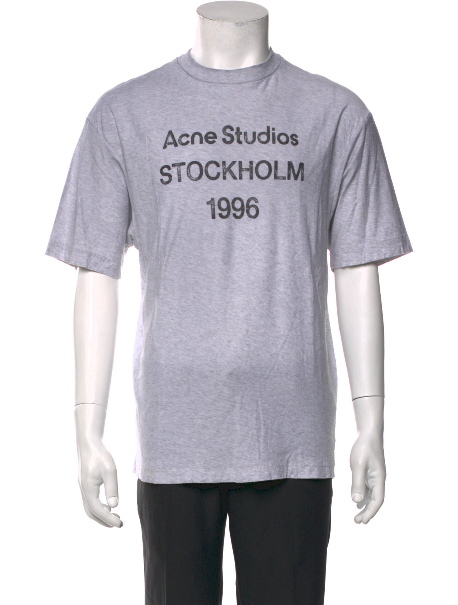 Acne Studios Graphic Print Crew Neck T-Shirt