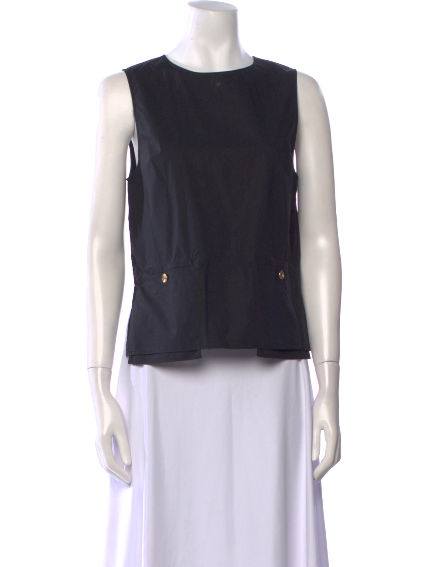 Acne Studios Crew Neck Sleeveless Top