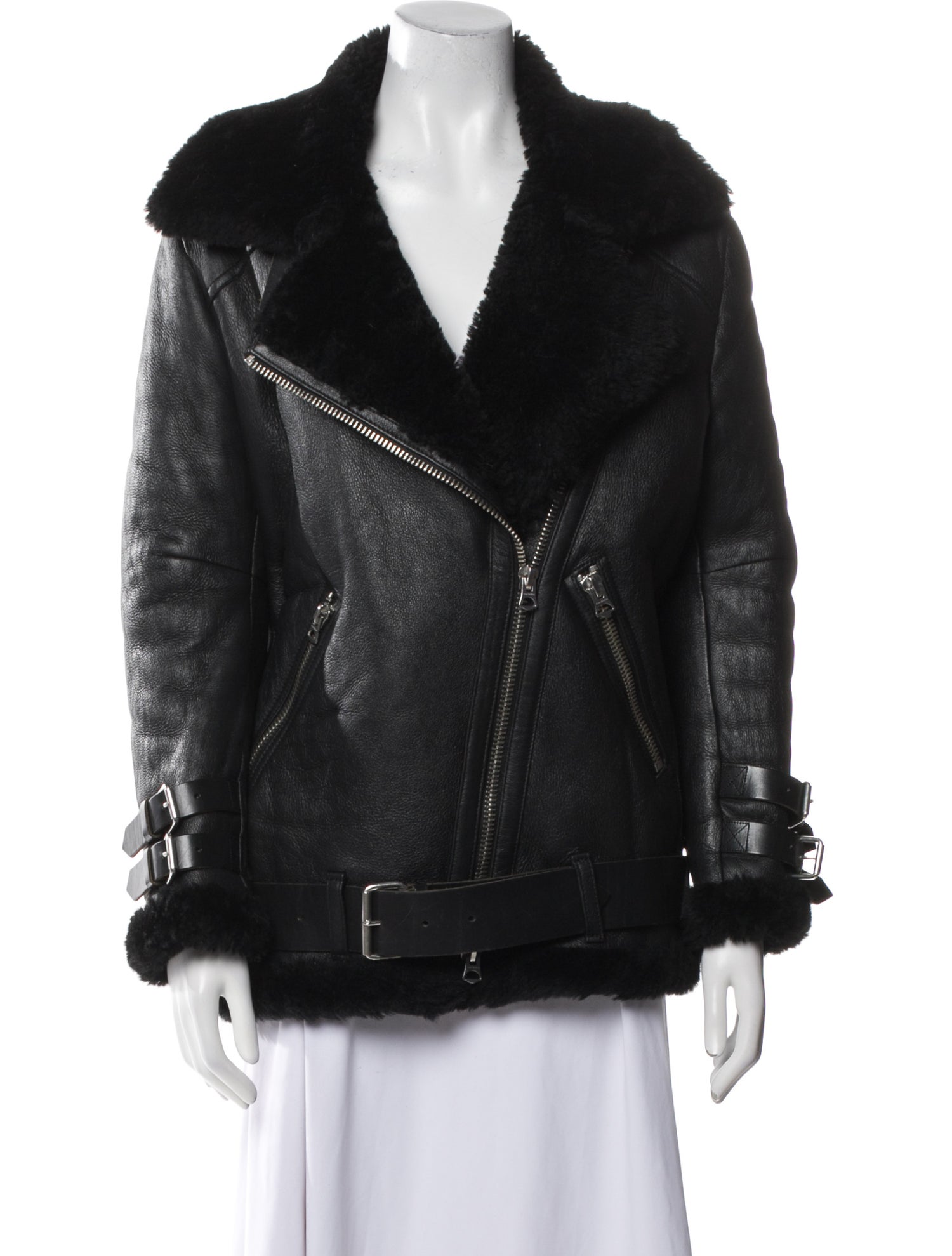 Acne Studios Shearling Fur Jacket