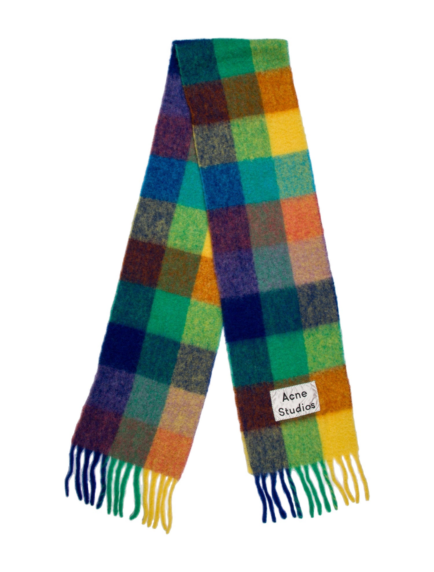 Acne Studios Alpaca Striped Scarf