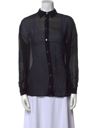 Acne Studios Long Sleeve Button-Up Top