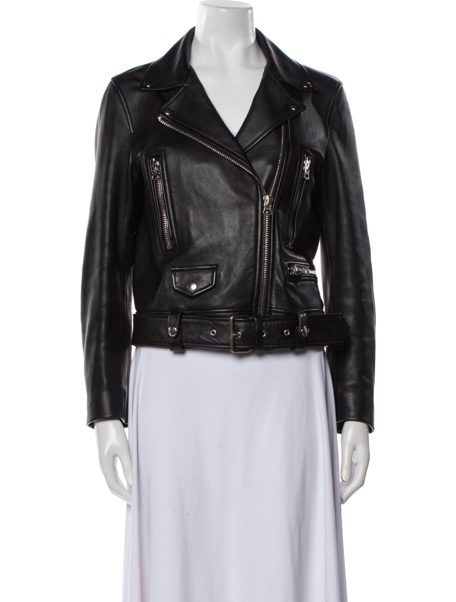 Acne Studios Leather Biker Jacket
