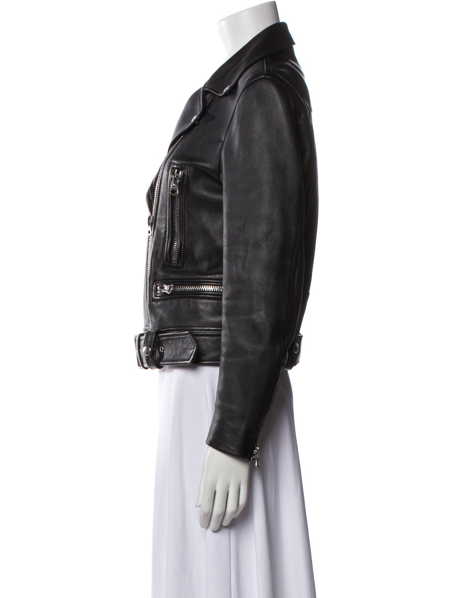 Acne Studios Leather Biker Jacket