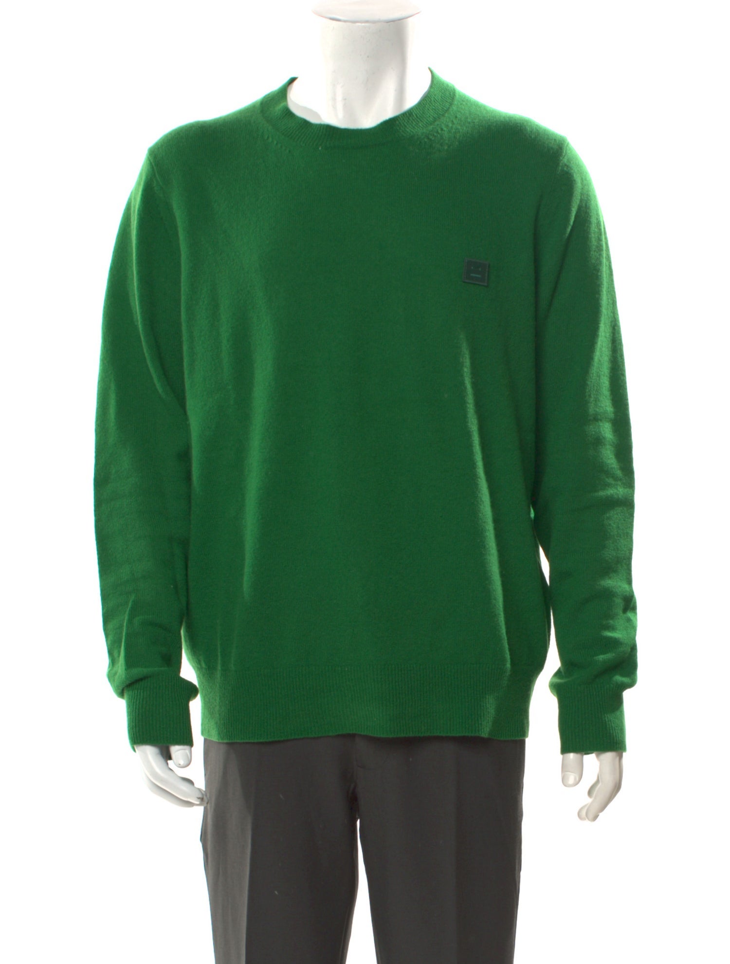 Acne Studios Wool Crew Neck Polo Sweater