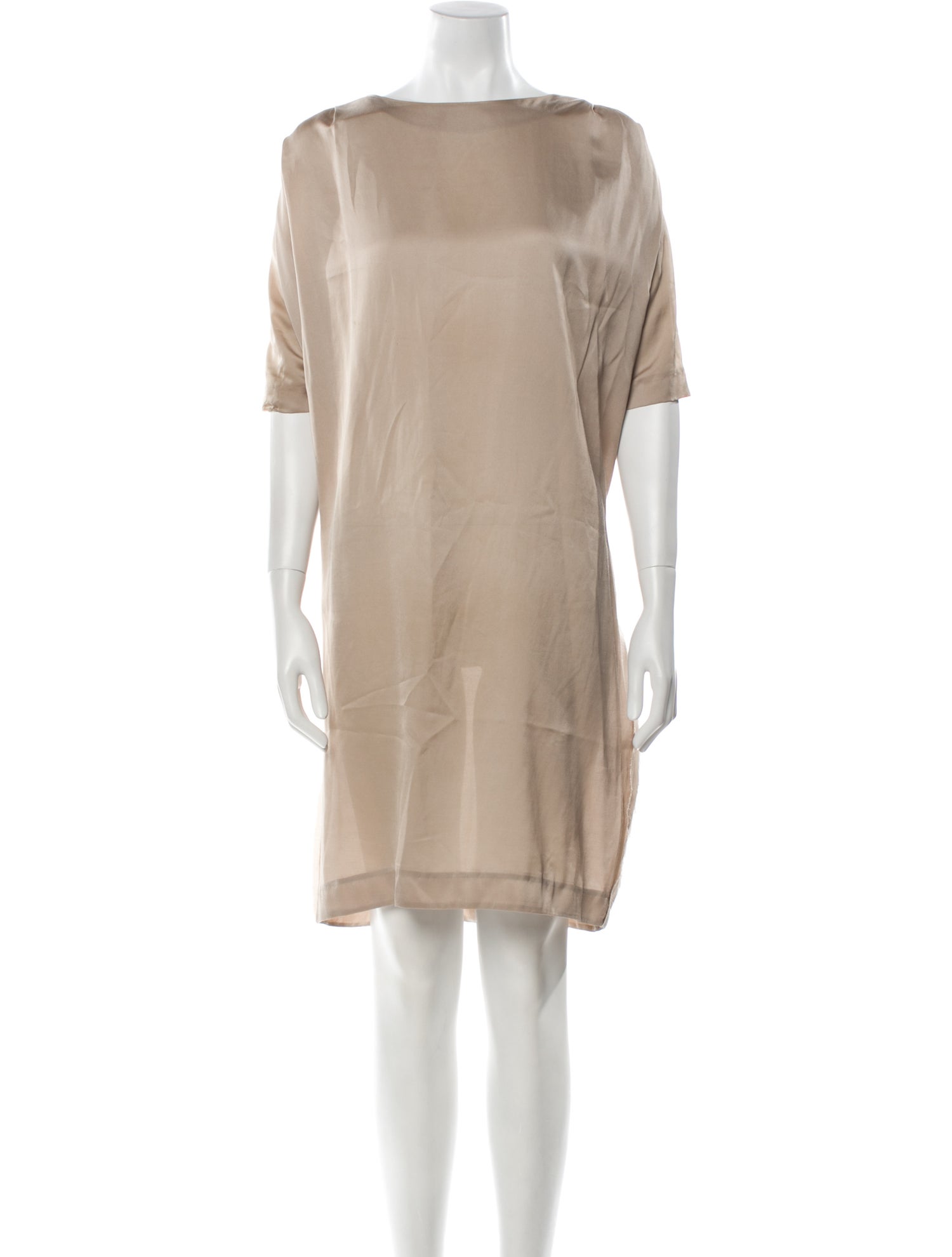 Acne Studios Bateau Neckline Knee-Length Dress