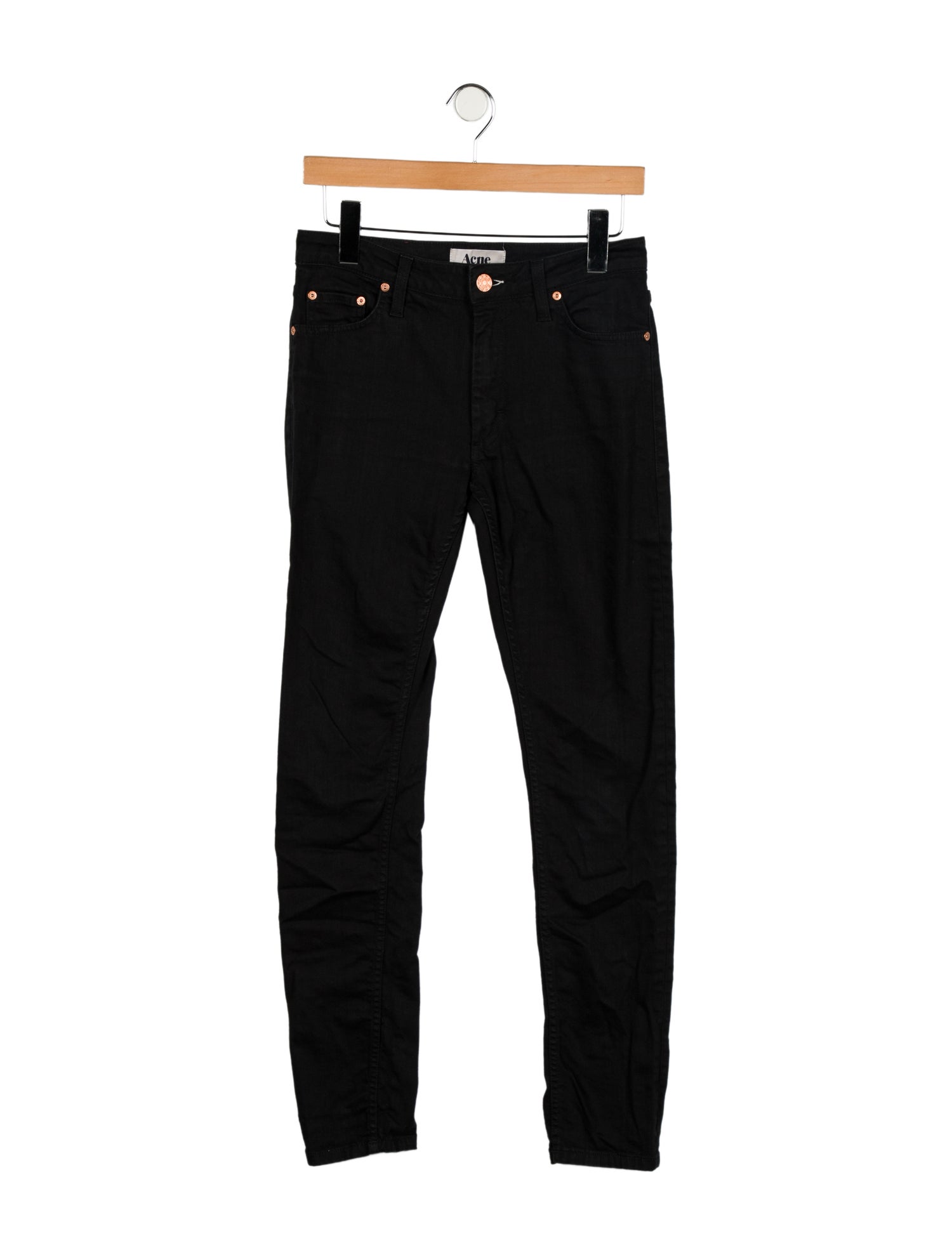Acne Studios Mid-Rise Skinny Leg Jeans
