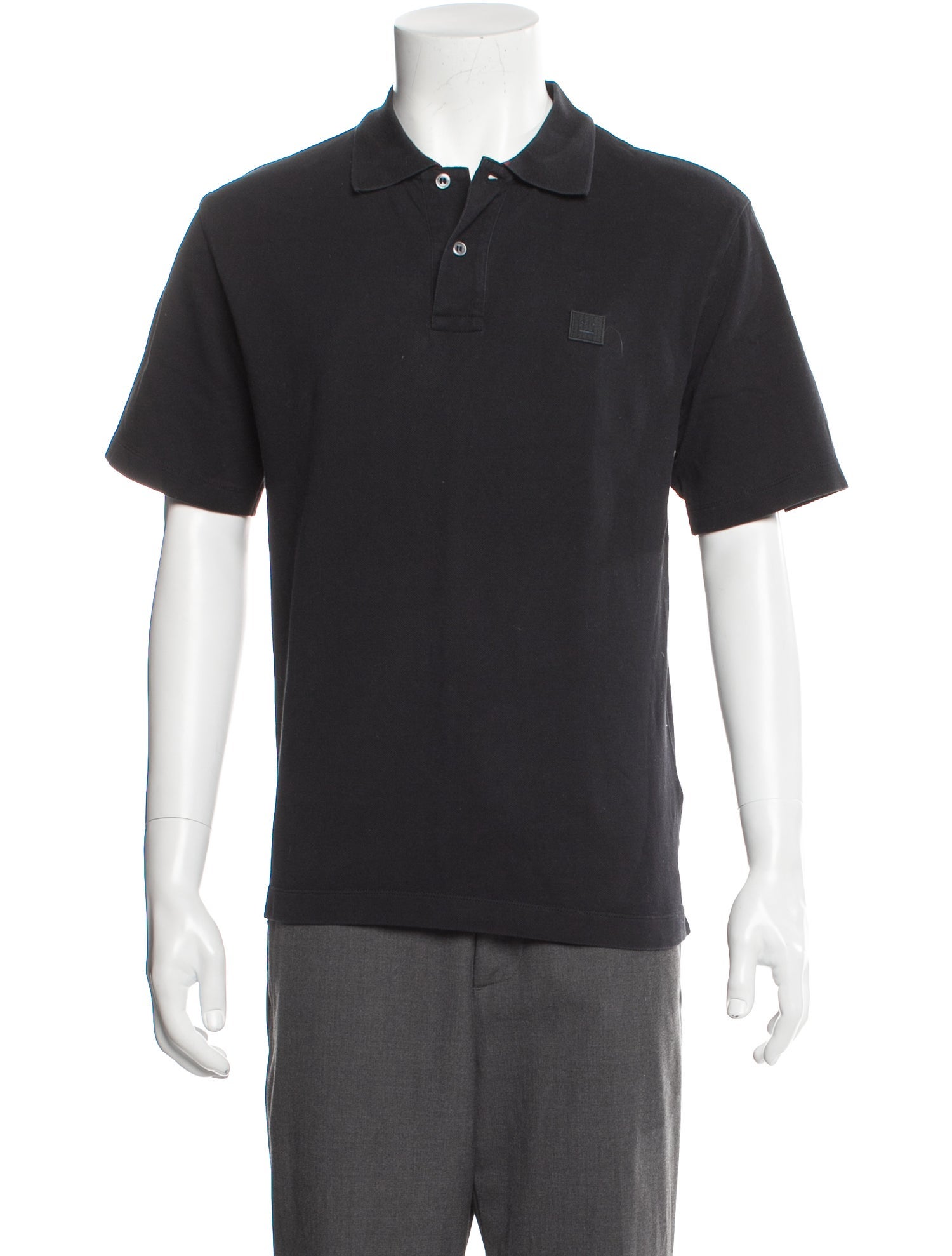 Acne Studios Collar Short Sleeve Polo Shirt