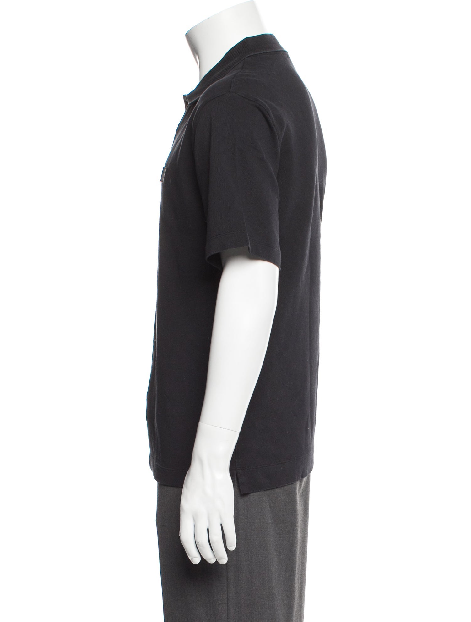 Acne Studios Collar Short Sleeve Polo Shirt