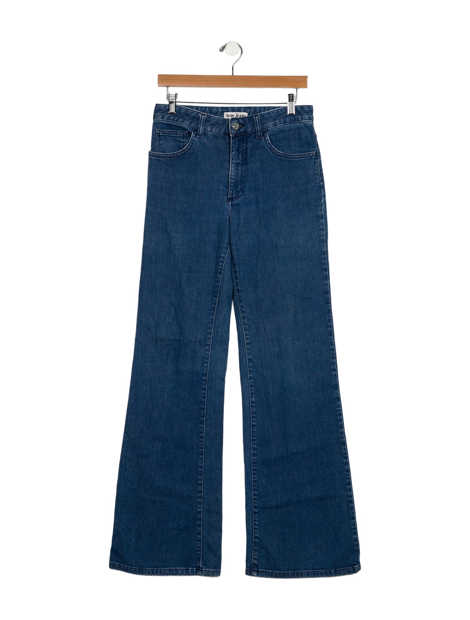 Acne Studios Mid-Rise Wide Leg Jeans