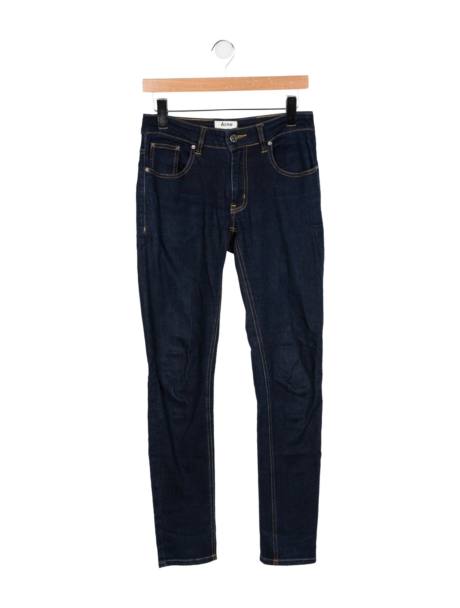 Acne Studios Mid-Rise Skinny Leg Jeans