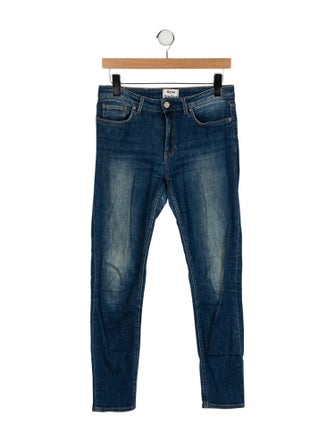 Acne Studios Mid-Rise Skinny Leg Jeans