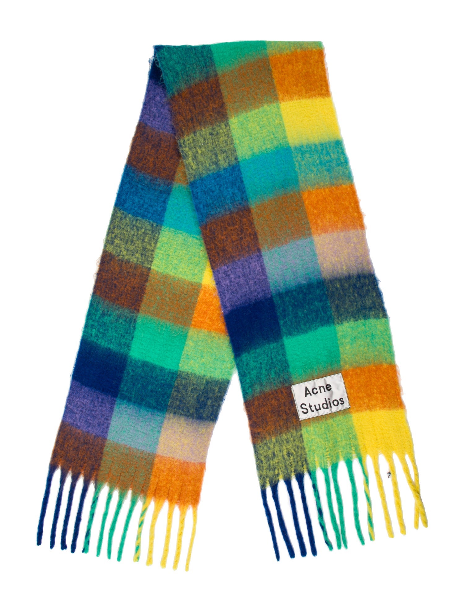 Acne Studios Alpaca Striped Scarf
