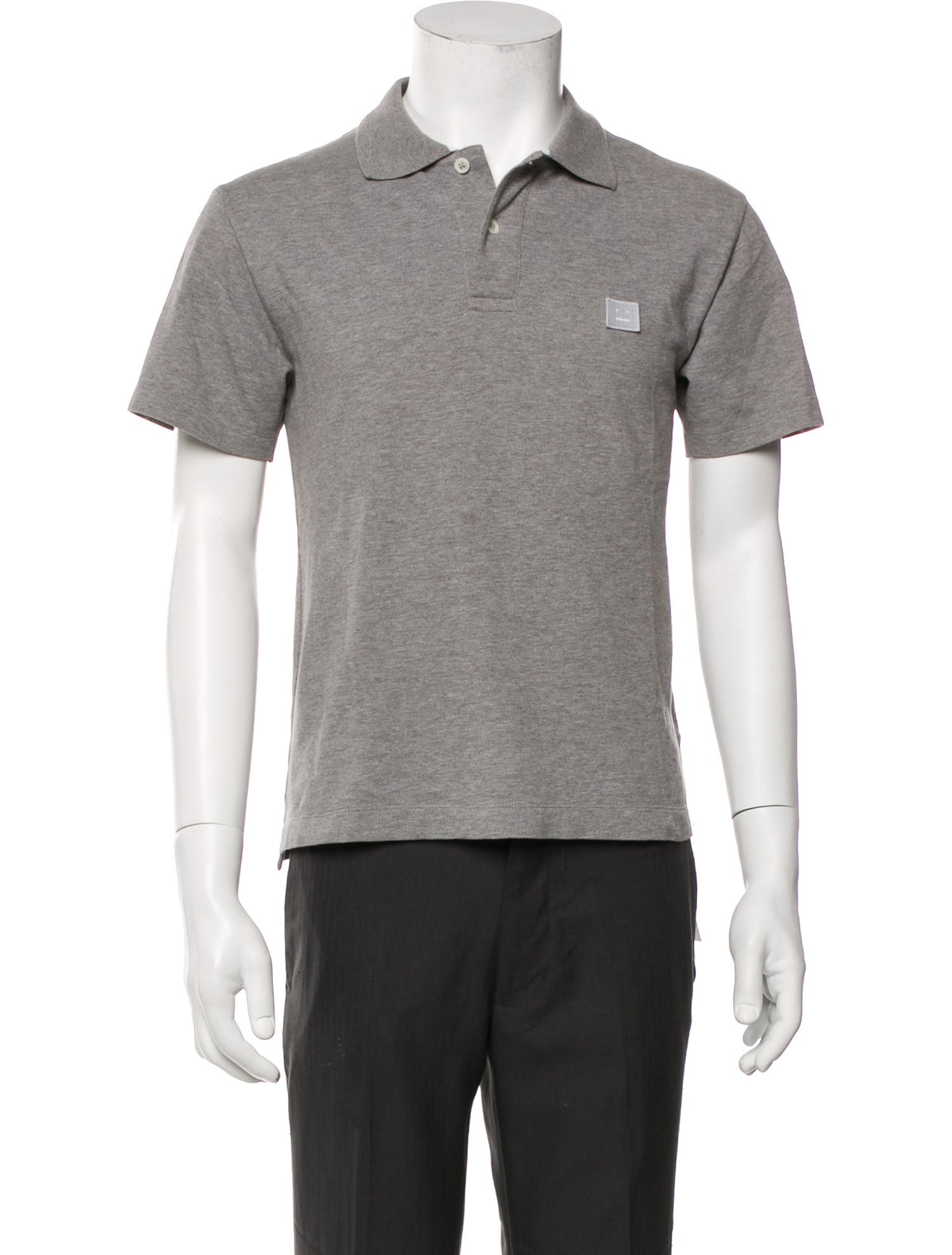 Acne Studios Collar Short Sleeve Polo Shirt