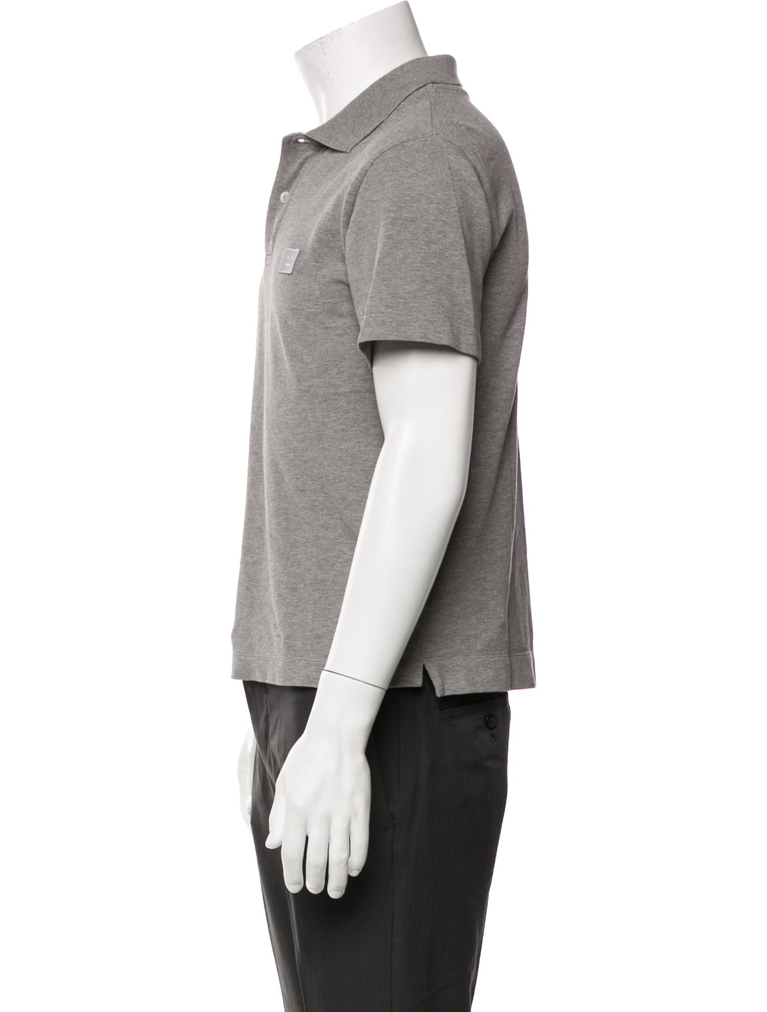Acne Studios Collar Short Sleeve Polo Shirt
