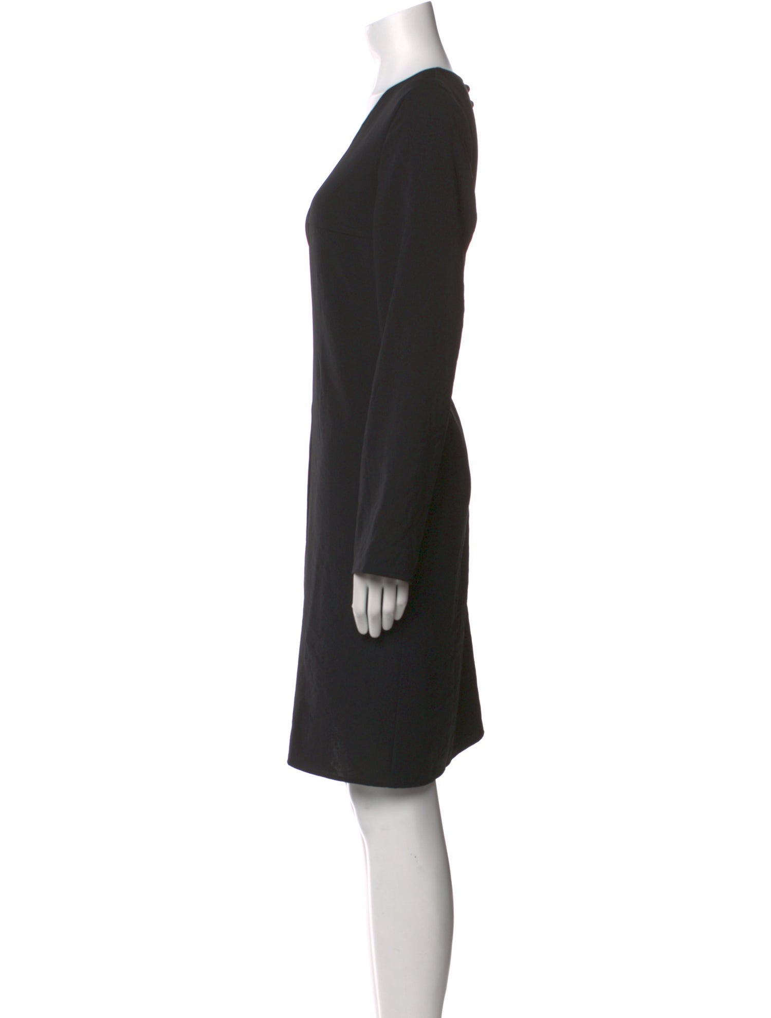 Acne Studios Scoop Neck Knee-Length Dress