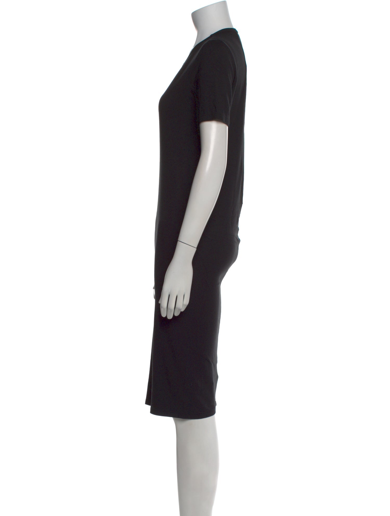 Acne Studios Crew Neck Knee-Length Dress