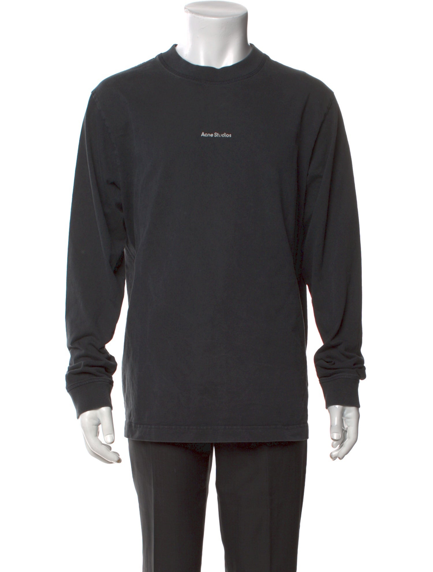 Acne Studios Graphic Print Crew Neck Henley