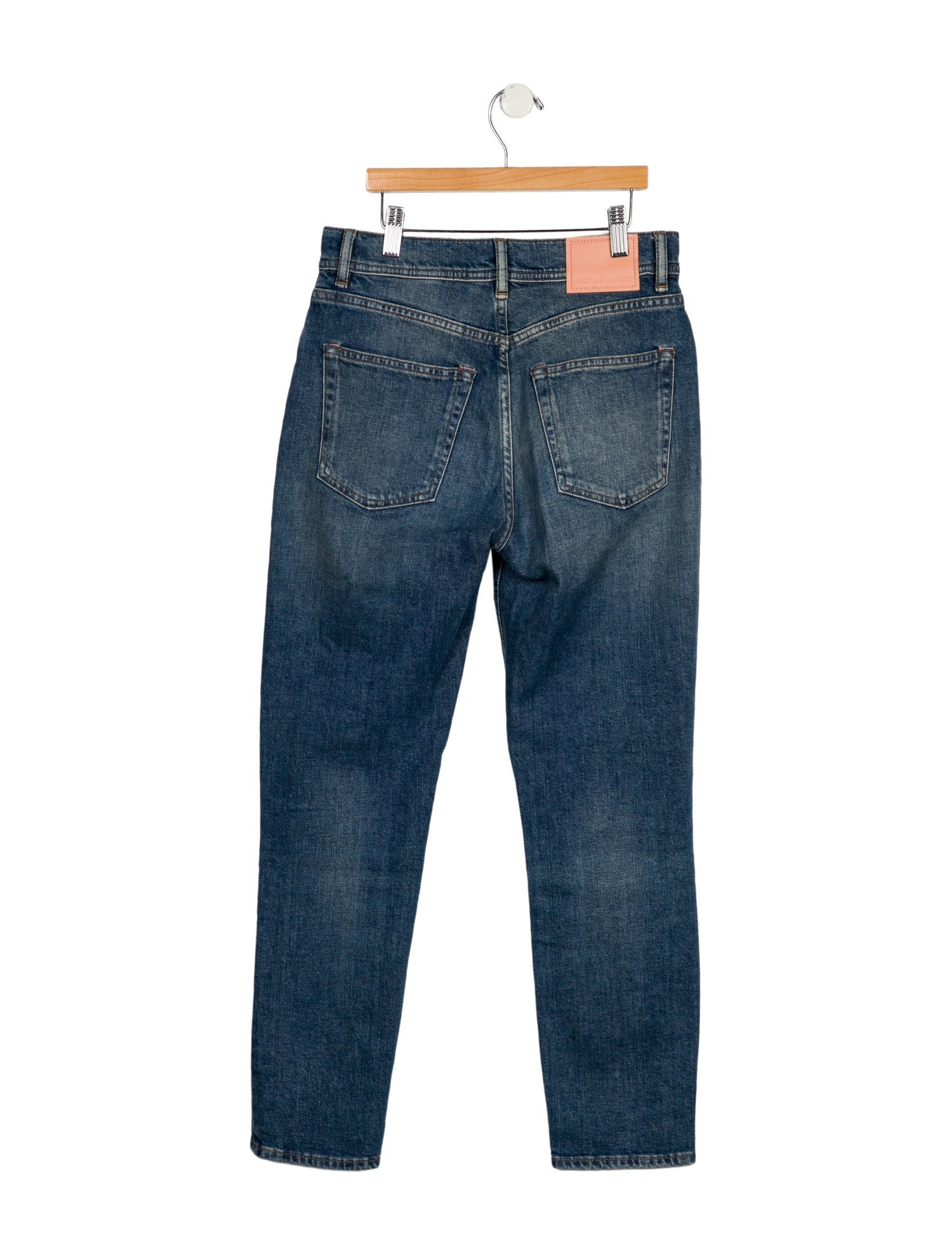 Acne Studios Mid-Rise Straight Leg Jeans