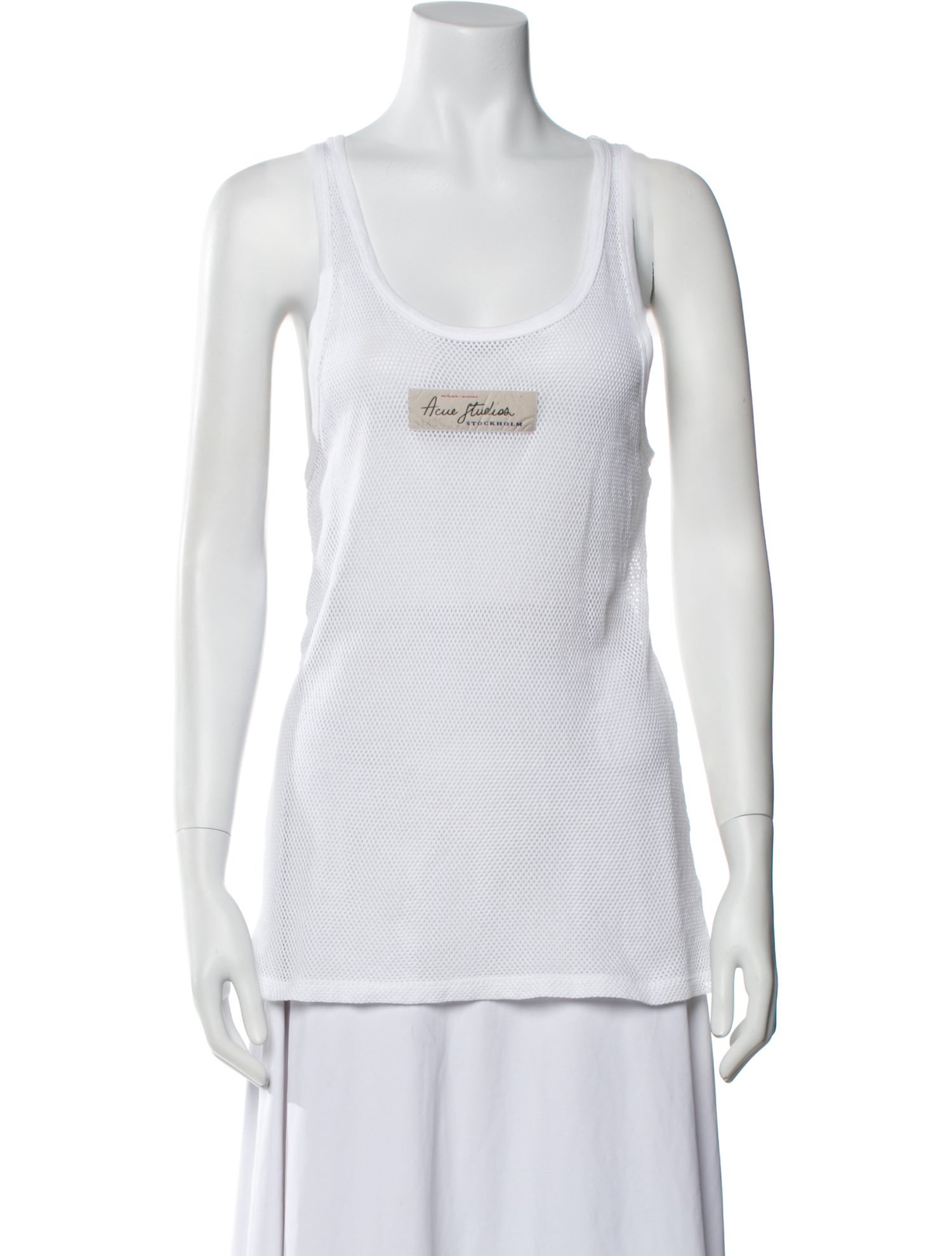 Acne Studios Scoop Neck Sleeveless Top