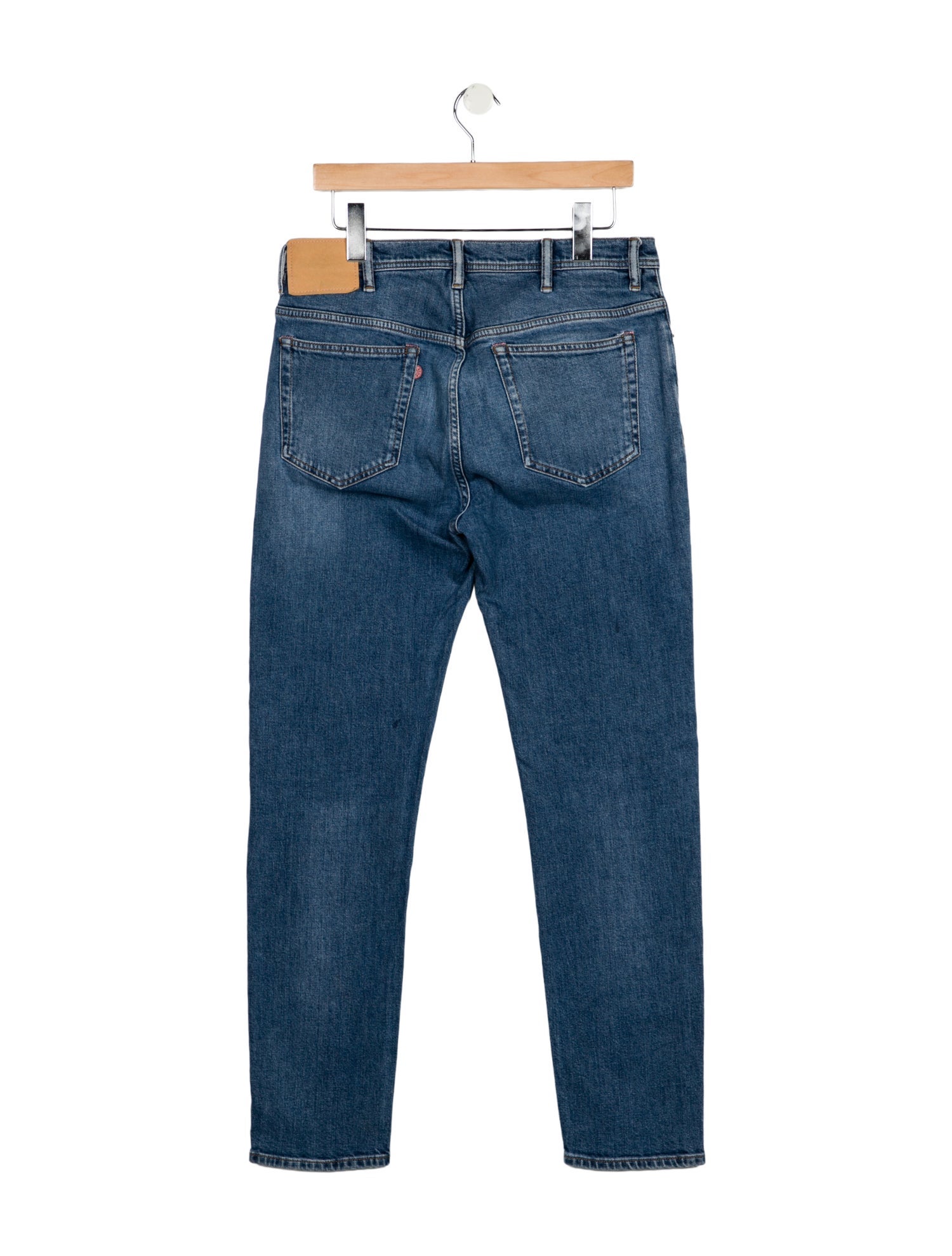 Acne Studios Mid-Rise Straight Leg Jeans
