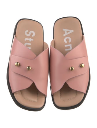 Acne Studios Leather Slides