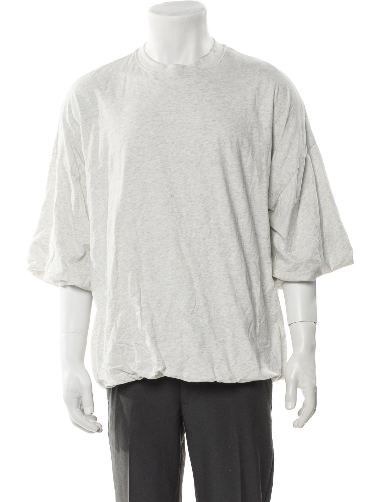 Acne Studios Crew Neck Three-Quarter Sleeve T-Shirt